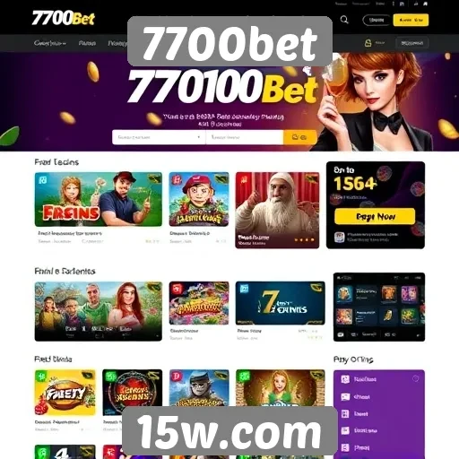 Acessibilidade e design responsivo do site 7700bet